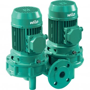 Циркуляционный насос с сухим ротором в исполнении INLINE с фланцевым соединением WILO VEROTWIN-DPL 80/115-2,2/2