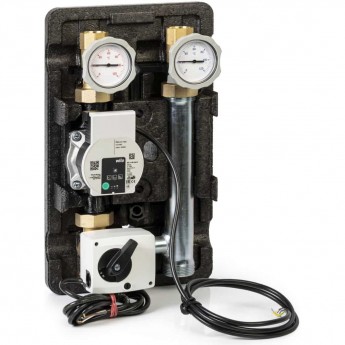 Смесительная насосная группа с электрическим 3-х позиционным сервоприводом MEIBES POWERED BY WILO MPBW MK 1" с насосом PARA SC 7.0 подача слева